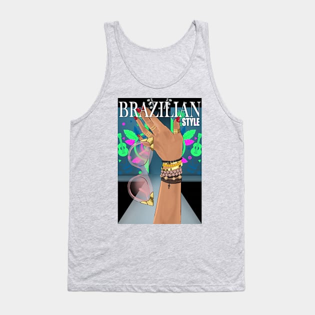 Brazilian, Fashion, Nail Polish, Woman, Gift Tank Top by Strohalm